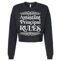 Assistant Principal Rules For Assistant Principals Gift Cropped Pullover Crew
