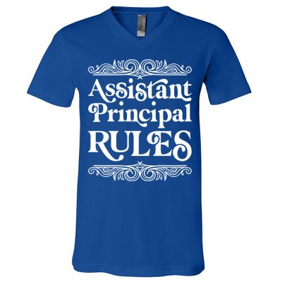 Assistant Principal Rules For Assistant Principals Gift V-Neck T-Shirt