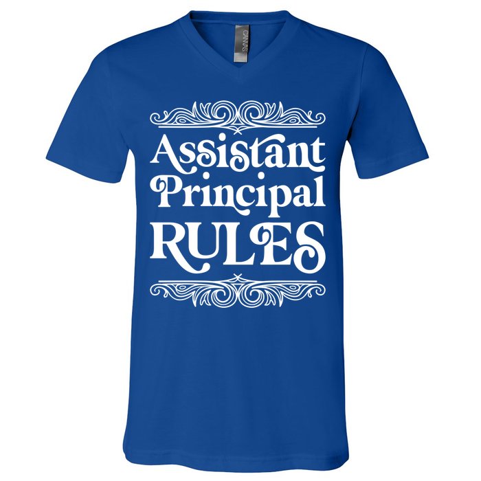 Assistant Principal Rules For Assistant Principals Gift V-Neck T-Shirt