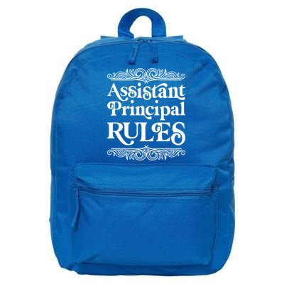 Assistant Principal Rules For Assistant Principals Gift 16 in Basic Backpack