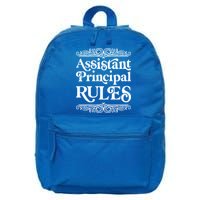 Assistant Principal Rules For Assistant Principals Gift 16 in Basic Backpack