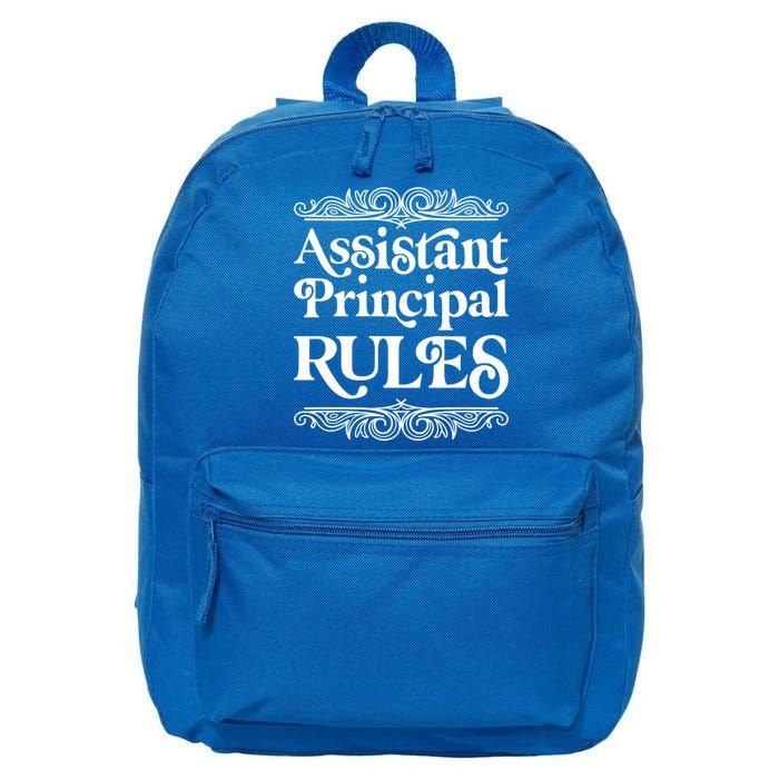 Assistant Principal Rules For Assistant Principals Gift 16 in Basic Backpack