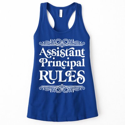 Assistant Principal Rules For Assistant Principals Gift Womens Tank Top