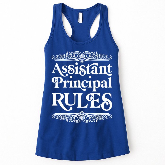 Assistant Principal Rules For Assistant Principals Gift Womens Tank Top