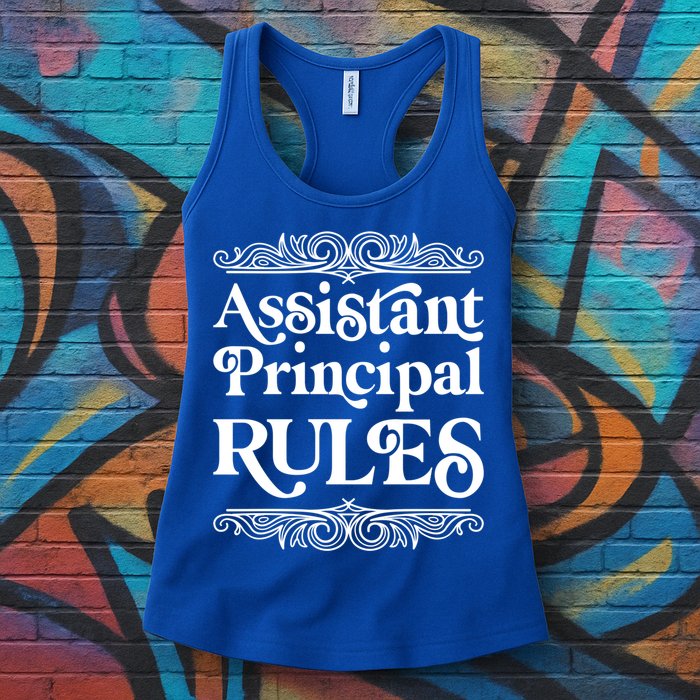Assistant Principal Rules For Assistant Principals Gift Womens Tank Top