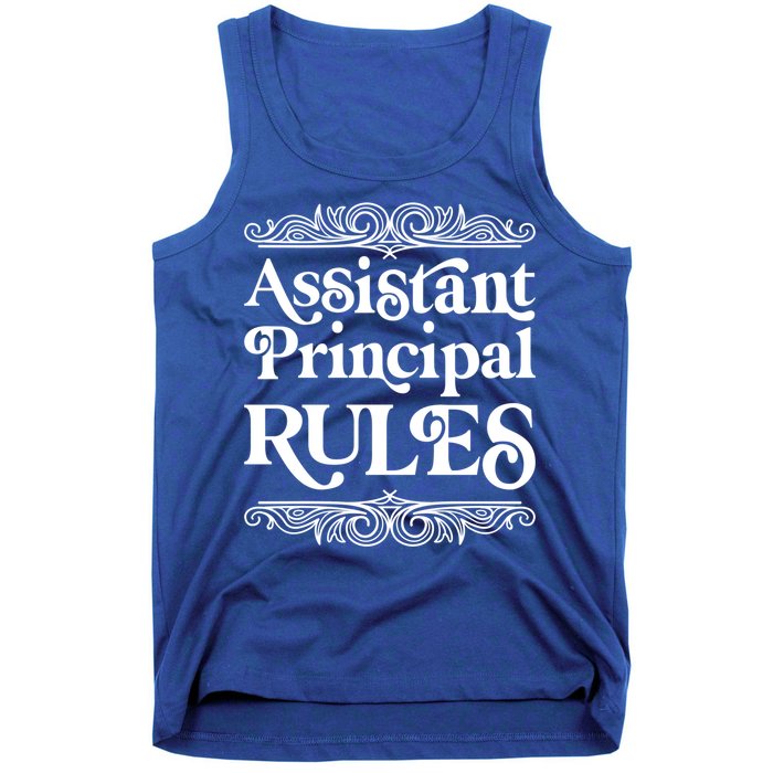 Assistant Principal Rules For Assistant Principals Gift Tank Top