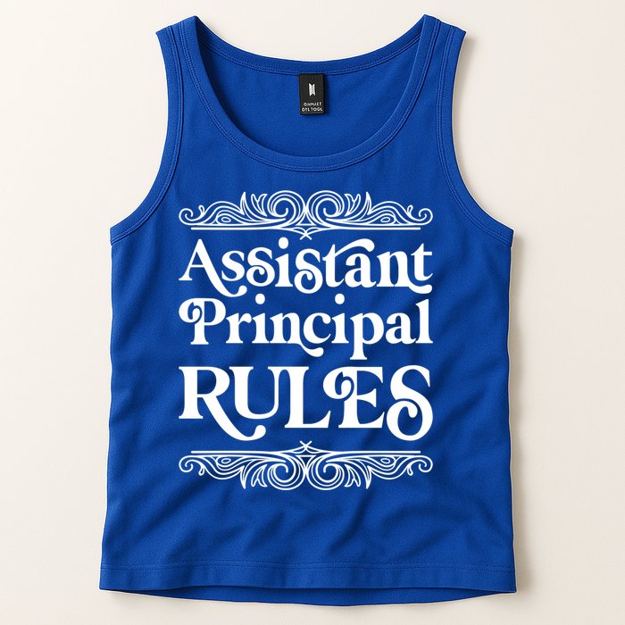 Assistant Principal Rules For Assistant Principals Gift Tank Top