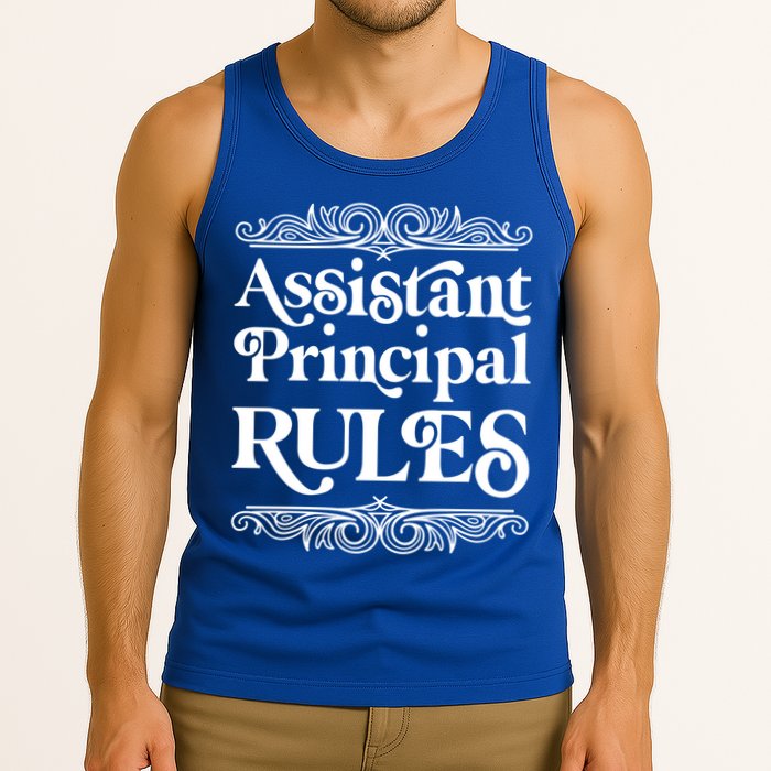 Assistant Principal Rules For Assistant Principals Gift Tank Top