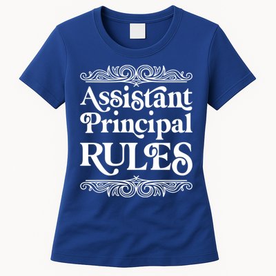 Assistant Principal Rules For Assistant Principals Gift Womens T-Shirt