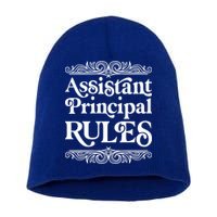 Assistant Principal Rules For Assistant Principals Gift Short Acrylic Beanie