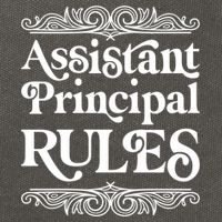 Assistant Principal Rules For Assistant Principals Gift Cotton Canvas Backpack