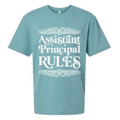 Assistant Principal Rules For Assistant Principals Gift Sueded Cloud Jersey T-Shirt