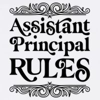 Assistant Principal Rules For Assistant Principals Gift Garment-Dyed Sweatshirt