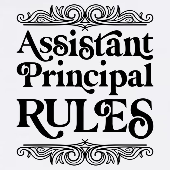 Assistant Principal Rules For Assistant Principals Gift Garment-Dyed Sweatshirt