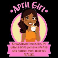 April Birthday Girl Knows More Than You Realize Backpack