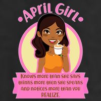 April Birthday Girl Knows More Than You Realize Adult Drive Performance Visor