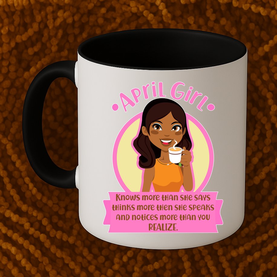 April Birthday Girl Knows More Than You Realize Mug