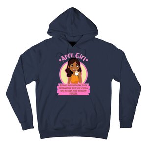 April Birthday Girl Knows More Than You Realize Hoodie