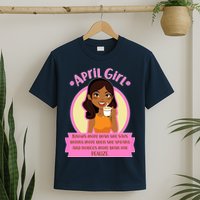 April Birthday Girl Knows More Than You Realize T-Shirt