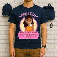 April Birthday Girl Knows More Than You Realize T-Shirt