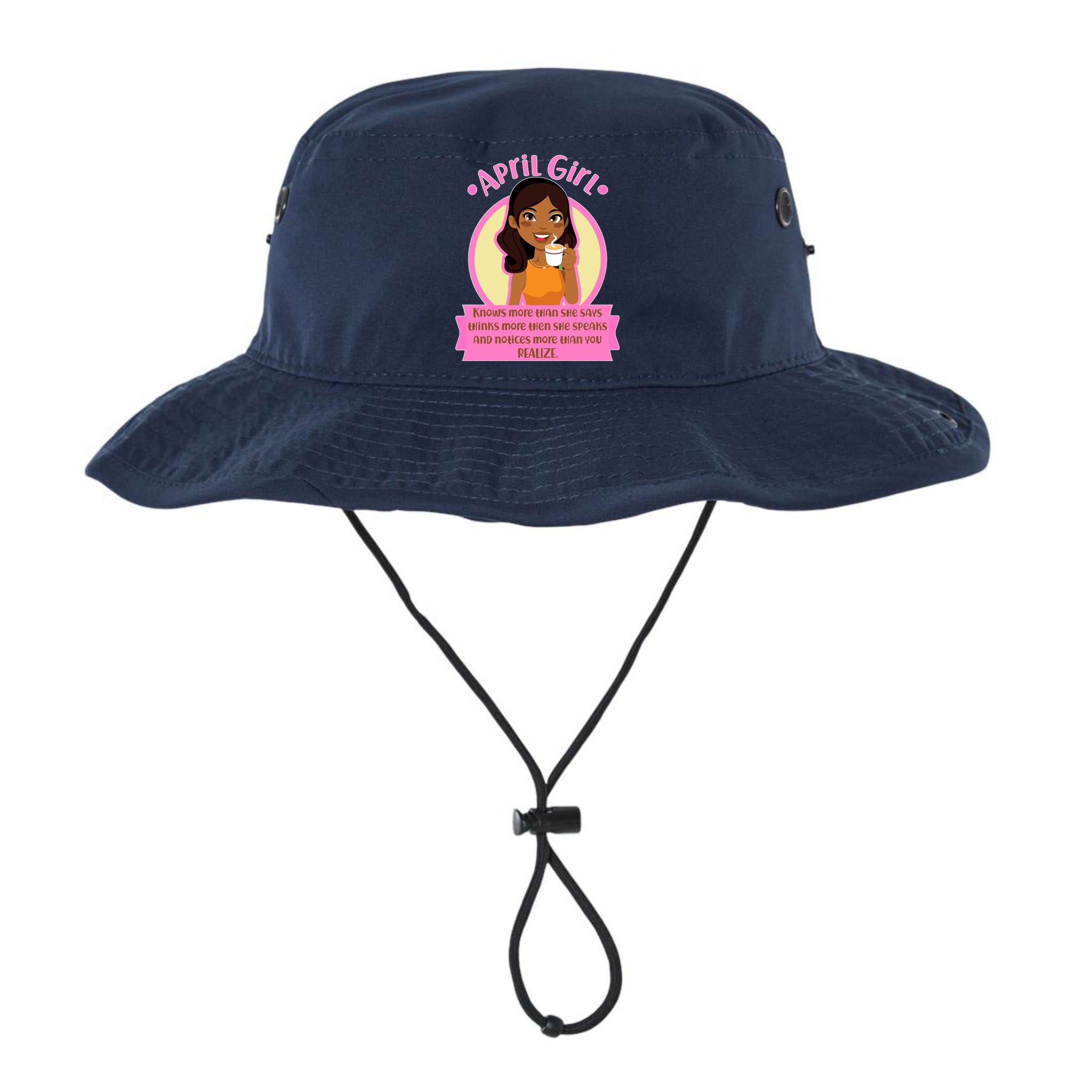 April Birthday Girl Knows More Than You Realize Bucket Hat