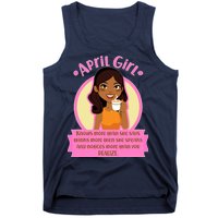 April Birthday Girl Knows More Than You Realize Tank Top