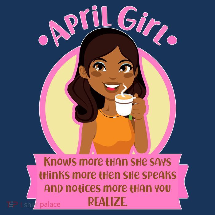 April Birthday Girl Knows More Than You Realize Tank Top