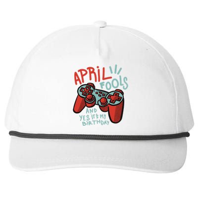 April Fools And Yes It's My Birthday Snapback Five-Panel Rope Hat