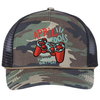 April Fools And Yes It's My Birthday Retro Rope Trucker Hat Cap