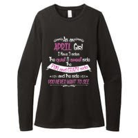 April Girl Sweet But Crazy Funny Birthday Womens CVC Long Sleeve Shirt