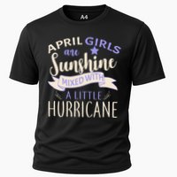 April Girls Are Sunshine Mixed With Hurricane Cooling Performance Crew T-Shirt