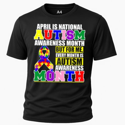 April is Autism Awareness Month For Me Every Month is AUTISM Awareness Performance Shirt