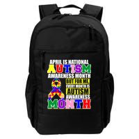 April is Autism Awareness Month For Me Every Month is AUTISM Awareness Backpack
