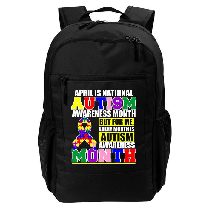 April is Autism Awareness Month For Me Every Month is AUTISM Awareness Backpack