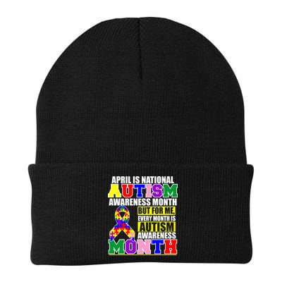 April is Autism Awareness Month For Me Every Month is AUTISM Awareness Beanie