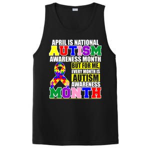 April is Autism Awareness Month For Me Every Month is AUTISM Awareness PosiCharge Competitor Tank