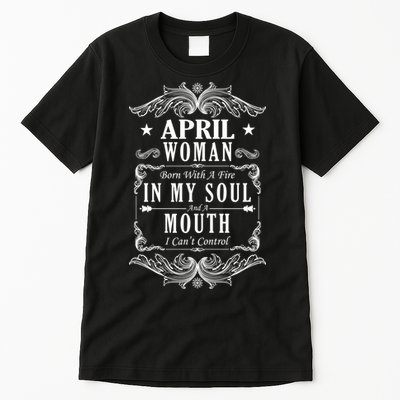 April Woman Funny Birthday Tall T-Shirt