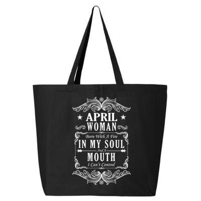 April Woman Funny Birthday 25L Jumbo Tote