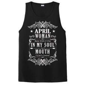 April Woman Funny Birthday PosiCharge Competitor Tank