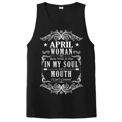 April Woman Funny Birthday PosiCharge Competitor Tank