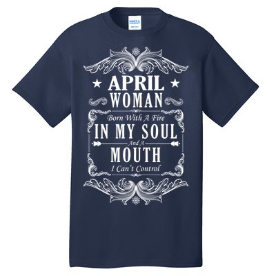 April Woman Funny Birthday Tall T-Shirt