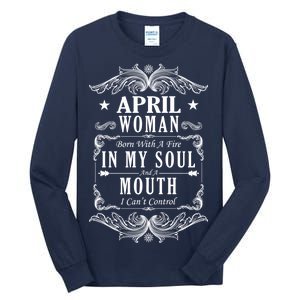 April Woman Funny Birthday Tall Long Sleeve T-Shirt