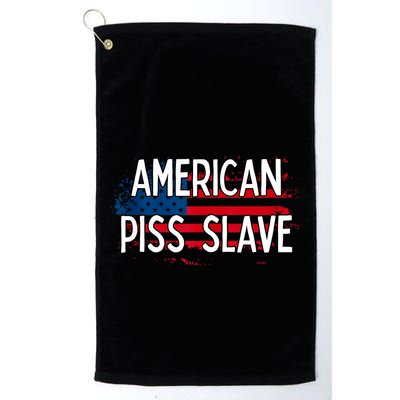 American Piss Slave Sexy Usa Flag Golf Towel