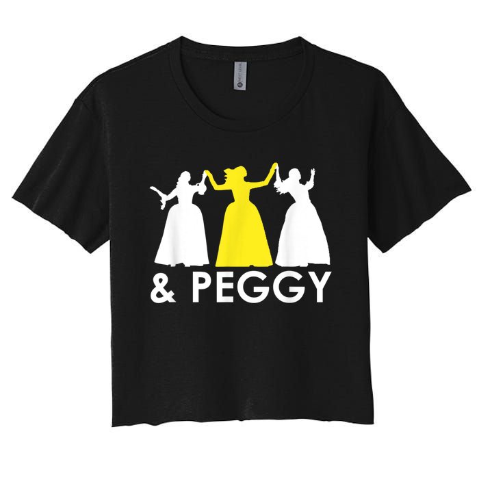 And Peggy Schuyler Sisters Women's Crop Top Tee