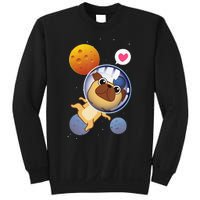 Astronaut Pug Space Galaxy Kawaii Dog Sweatshirt