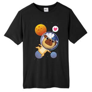 Astronaut Pug Space Galaxy Kawaii Dog Tall Fusion ChromaSoft Performance T-Shirt