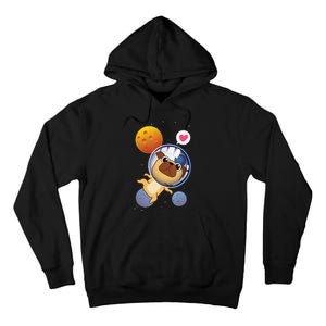 Astronaut Pug Space Galaxy Kawaii Dog Tall Hoodie