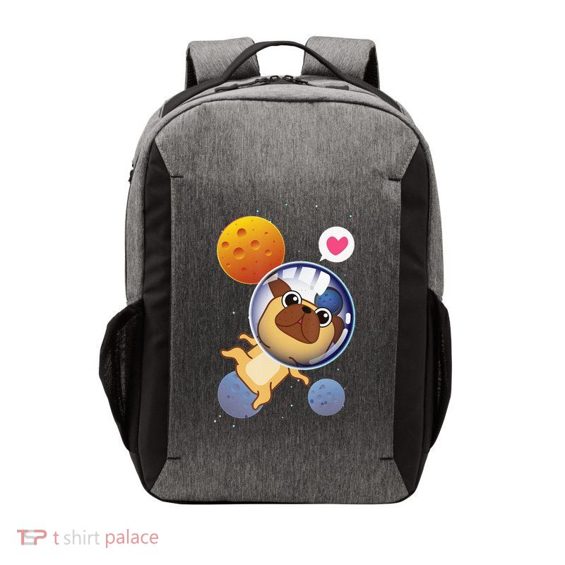Astronaut Pug Space Galaxy Kawaii Dog Vector Backpack