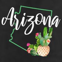 Arizona Pride State Map Cactus Vintage Arizona Hat