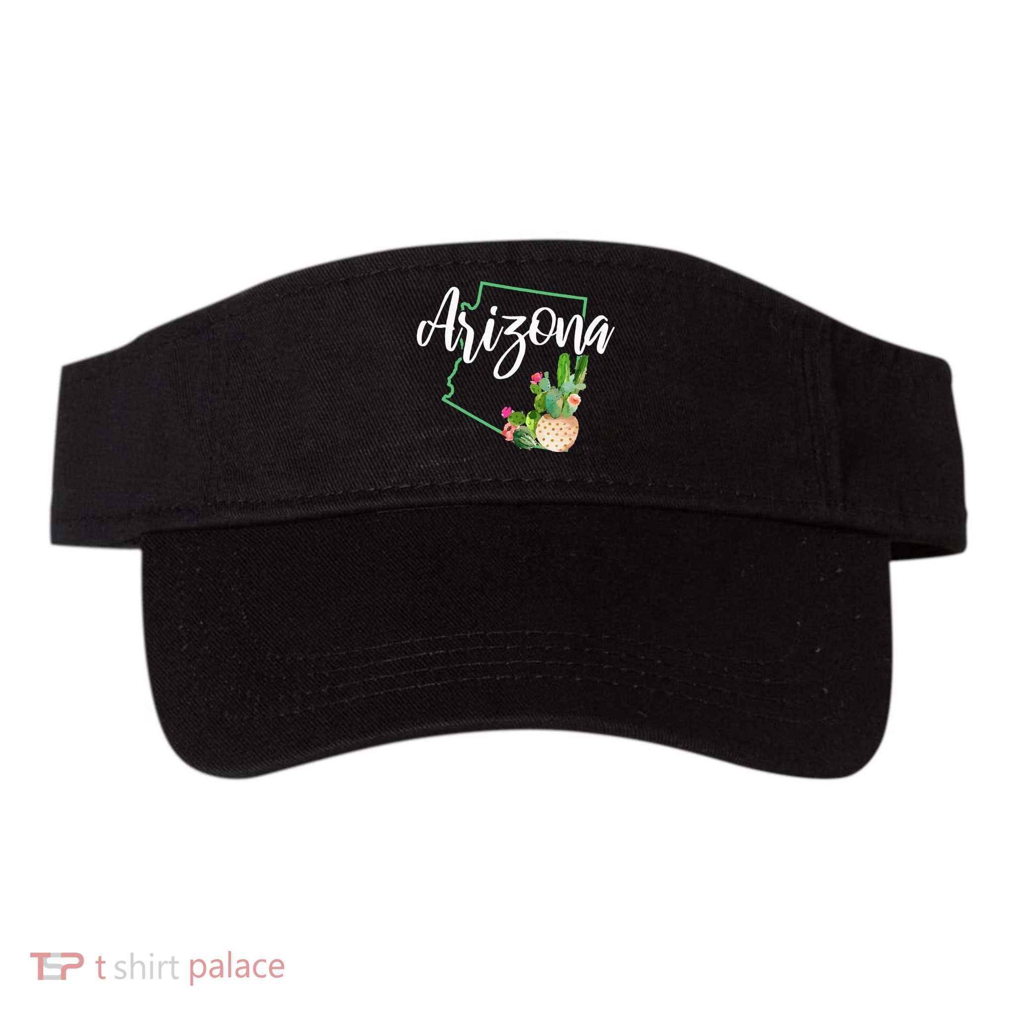 Arizona Pride State Map Cactus Vintage Arizona Visor